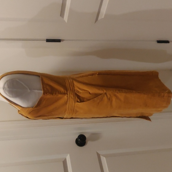 J.Crew | mustard cotton corduroy button down dress. Size 6. Academia school girl - Picture 4 of 8